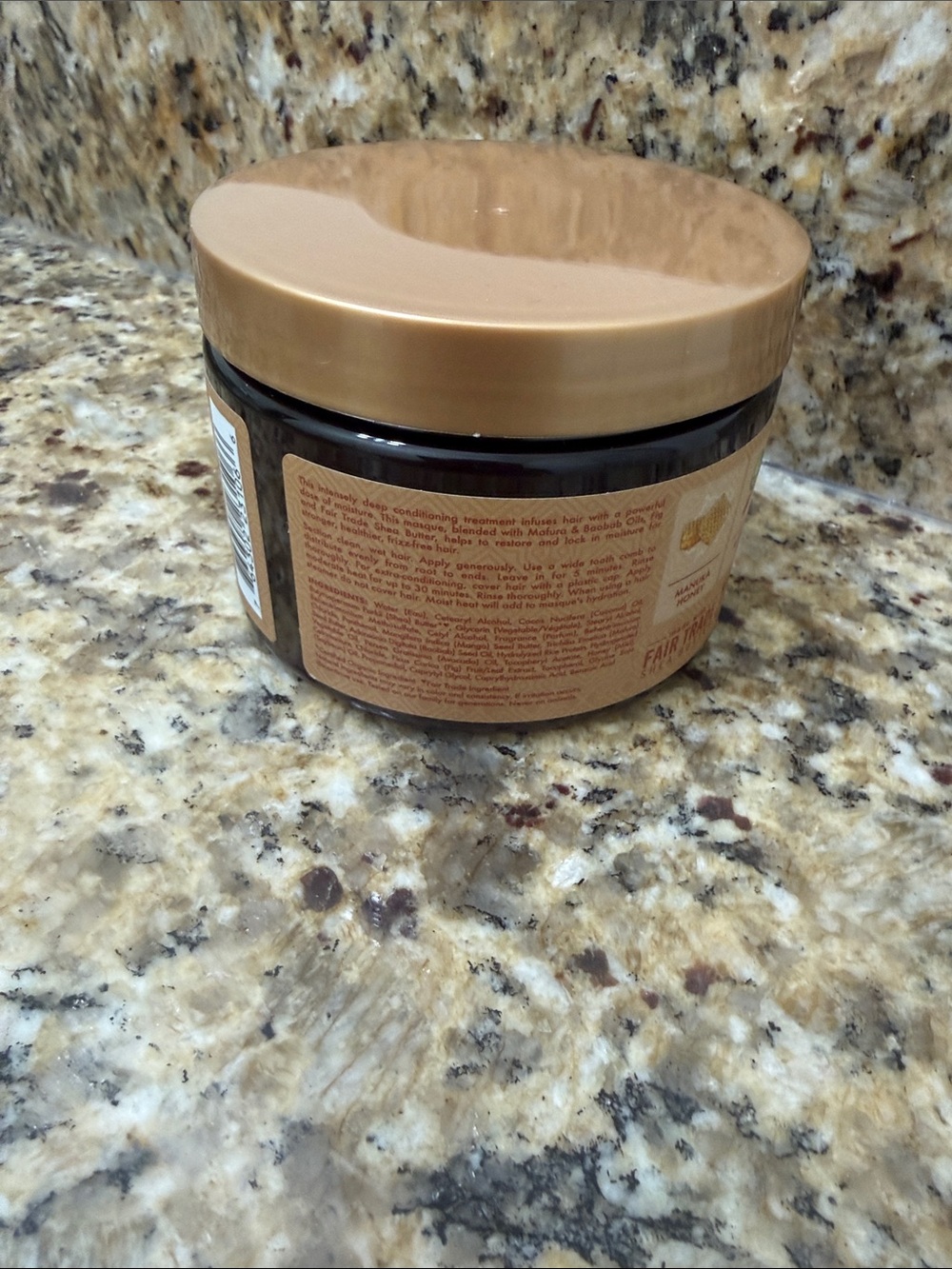 NWT 2 Shea Moisture Intensive Hydration Hair Masque - Manuka Honey Mafura oil - Picture 4 of 8